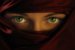 Moslimka-niqab